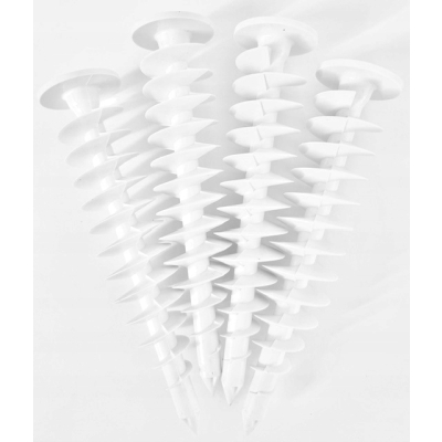 KOŁKI ŚLIMAKI DO STYROPIANU SPIRALNE KOŁEK ŚLIMAK 12 cm 10 szt + BIT