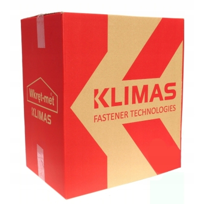 KOŁKI STYROPIANU KLIMAS WKRĘT-MET 14cm ZAŚLEPKI GRAFIT 200 szt FREZ WIERTŁO