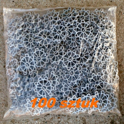 PODKŁADKI DYSTANSOWE 30 mm 500 SZT GWIAZDKI DYSTANS DO ZBROJENIA PODKŁADKA